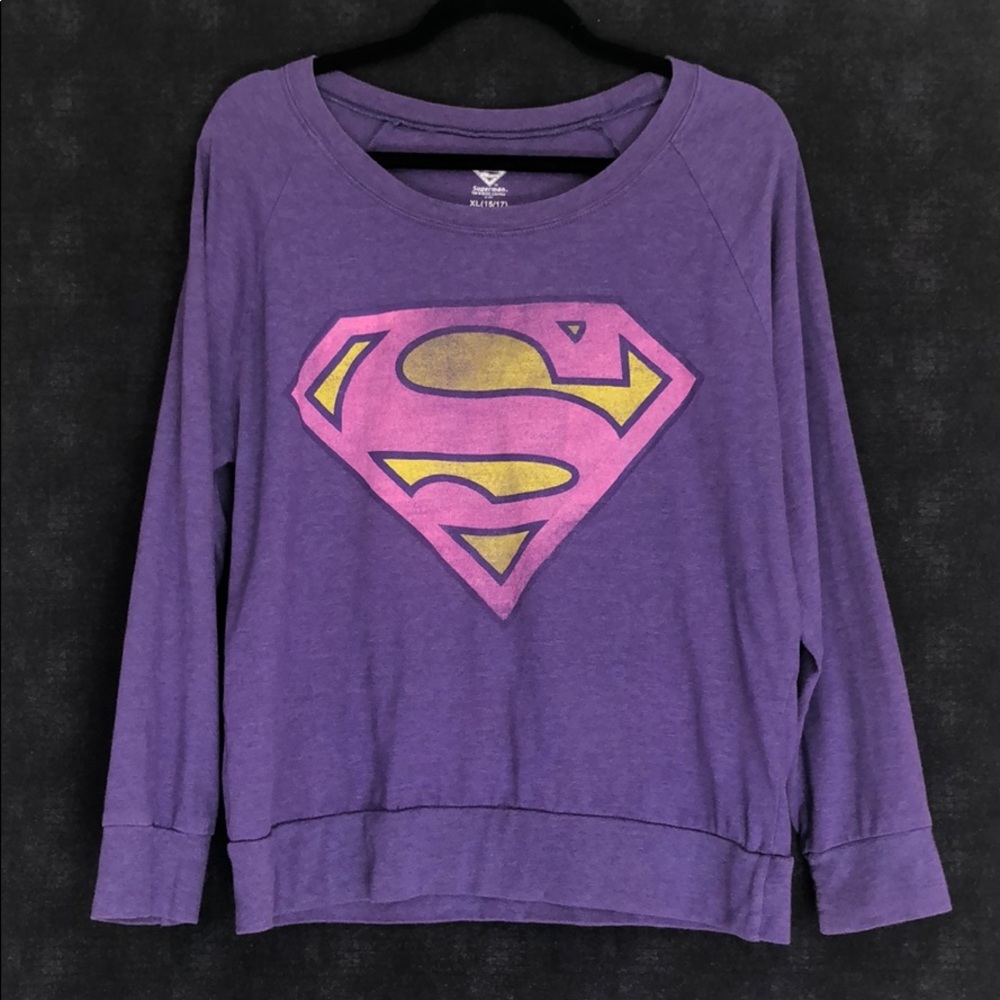 Superman long sleeved tee